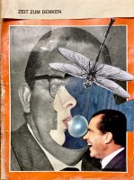 Paolo Moretti | Eine Collage der Zeitschrift SPIEGEL mit Nixon und weiteren Elementen